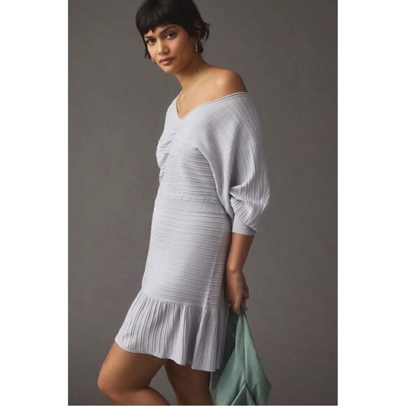 Anthropologie Dresses & Skirts - NEW Daily Practice by Anthropologie Long-Sleeve Flare Sweater Mini Dress Plus 1X